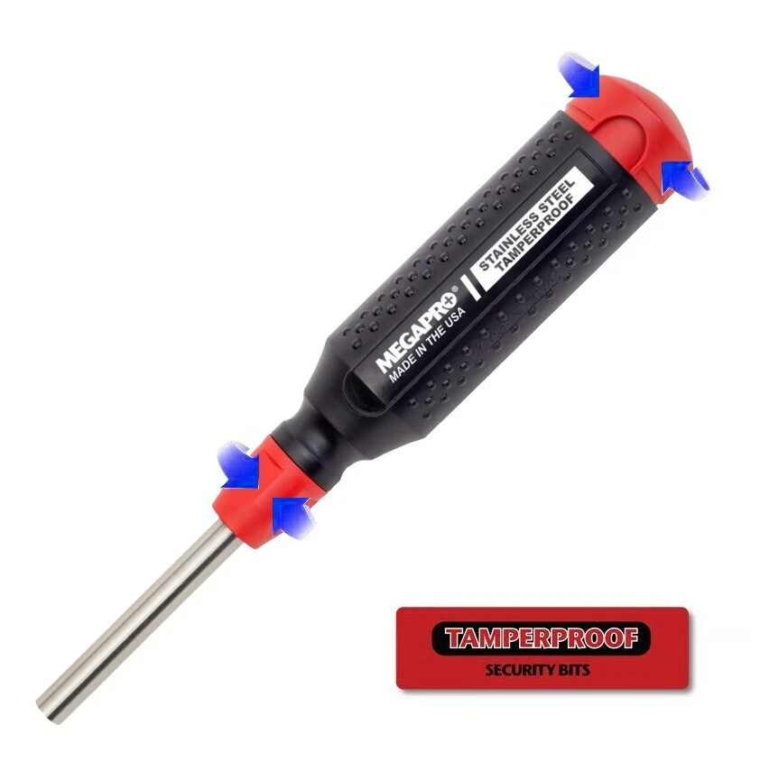 Megapro Stainless Steel Tamperproof 15 in 1 Multi Bit Screwdriver 151SSTP USA - Image 4 of 4