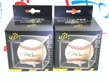 (2) ULTRA PRO BASEBALL CUBE, UV PROTECTED baseball display case clear NEW