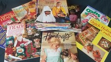 CRAFTS Magazines Crafting Traditions, Country Handcrafts 1990's-2000's Lot of 34