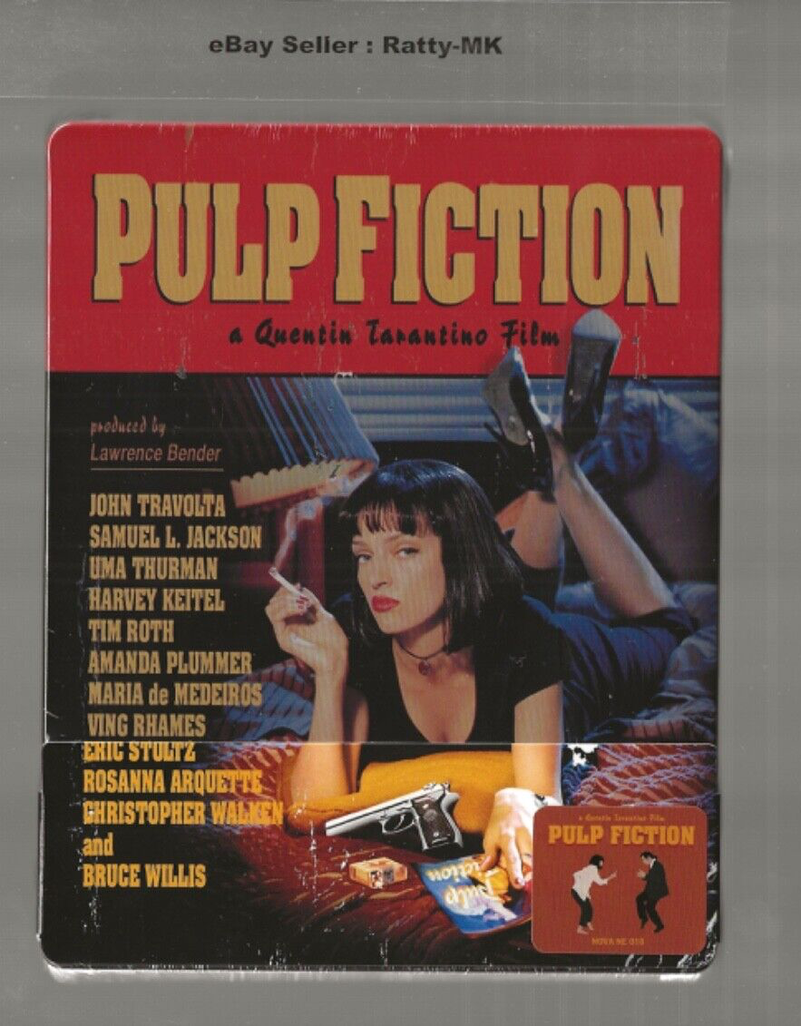PULP FICTION - NOVA NOVAMEDIA EXCLUSIVE BLU RAY STEELBOOK - NEW & SEALED