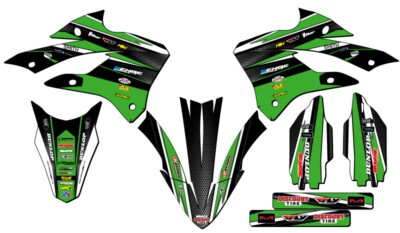 2022-2025 KX 85 VIGOR Green Senge Graphics Kit Compatible with Kawasaki