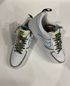 Nike - AIR FORCE 1 '07 PRM WW 'BLACK/BLACK-FLASH CRIMSON-GREEN STRIKE' -  VegNonVeg