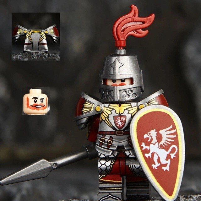 Cavaliere Personalizzato del Grifone - Minifigure Castle Heavy