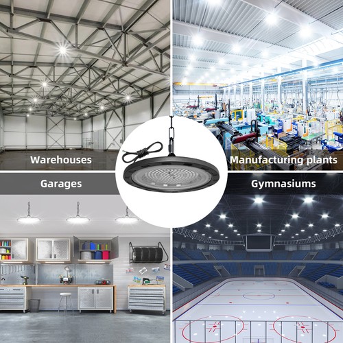 500 W 50000LM LED illuminazione sala lampada industriale UFO sale faretto High Bay - Foto 7 di 24
