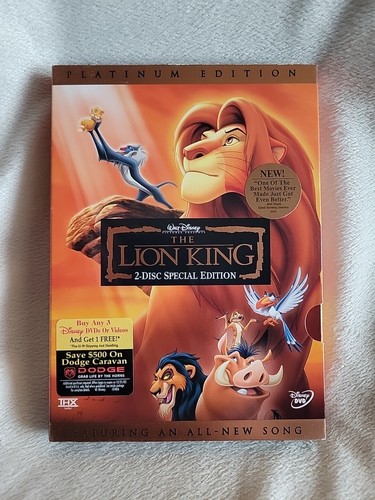 DISNEY 5 Blu-ray/DVD Lot Lion King, Beauty and the Beast, Aladdin, Finding Nemo - Picture 10 of 20