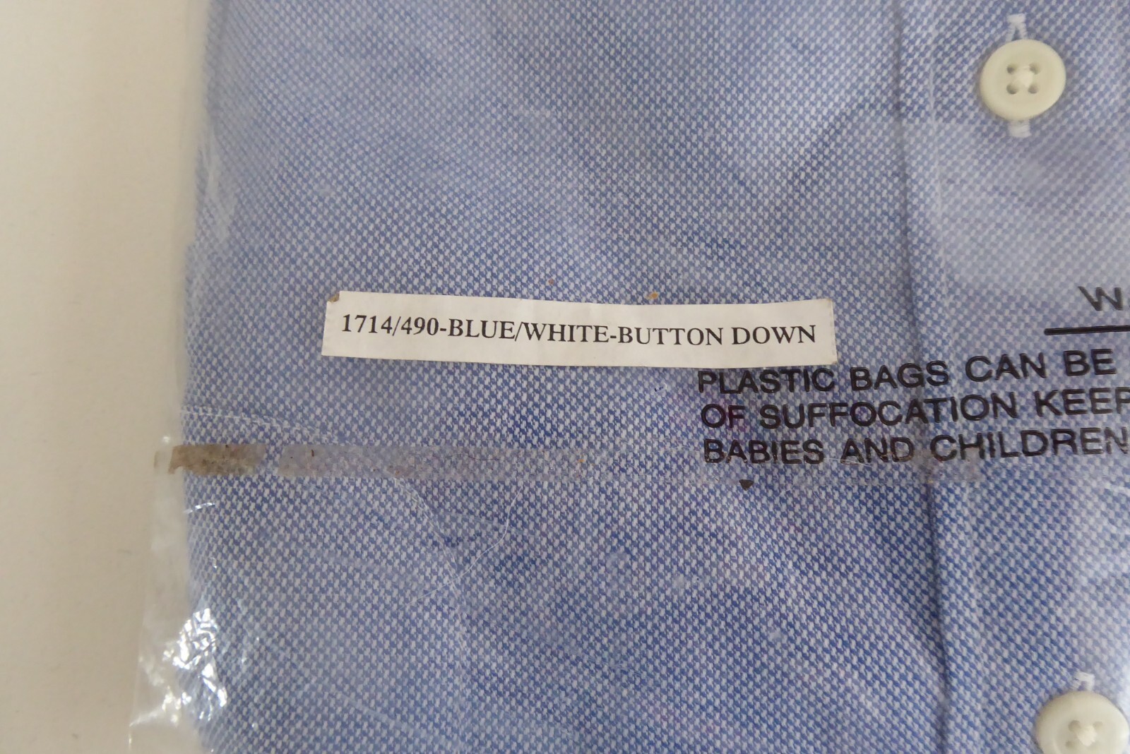 CAMICIA UOMO YSL YVES SAINT LAURENT BLU COTONE COLLETTO NUOVA CON ETICHETTA TAGLIA 17