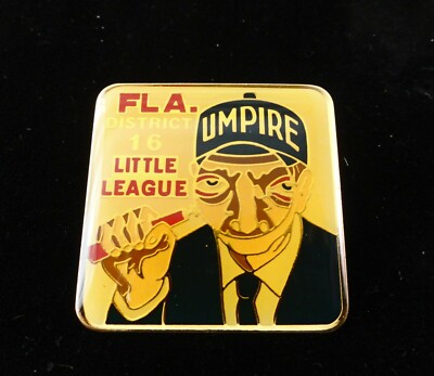 Little League Baseball Pin(s): (1) UMPIRE - D6 FL - STAFF Little League Baseball Pin(s): (1) UMPIRE - D6 FL - STAFF