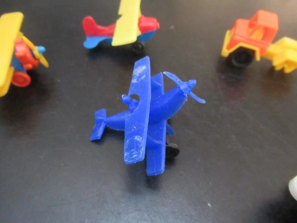 Lot of 11 Bruder HENSCHEL Made in West Germany 1980's Mini Plastic 2" TOYS - Image 4 of 4