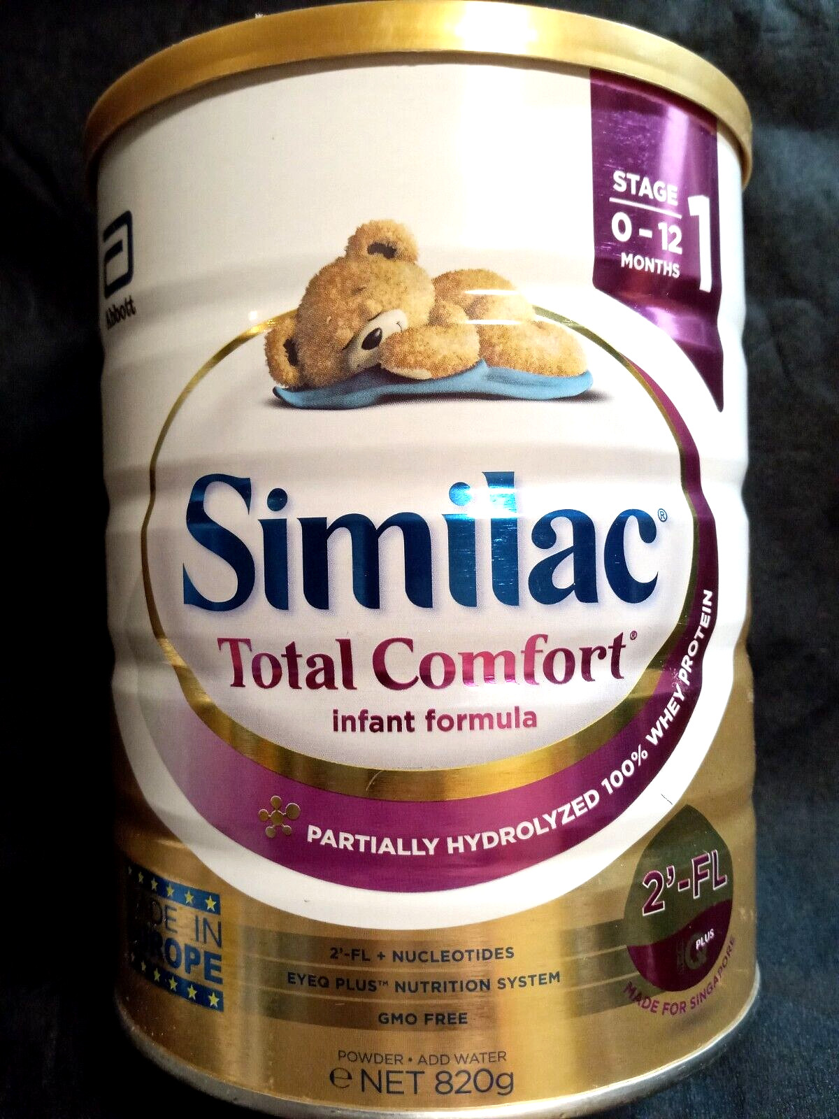 SIMILAC TOTAL COMFORT 100% WHEY PROTEIN STAGE 1 INFANT FORMULA..820g..SEP 2025