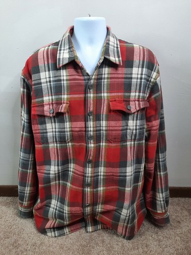 Duluth Trading Fleece Lined Plaid 