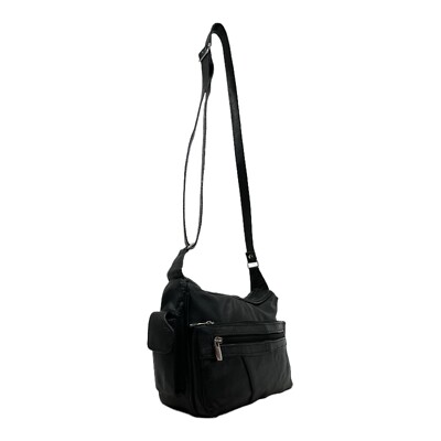 Vintage 80s 90s Medium Soft Patchwork Leather Handbag