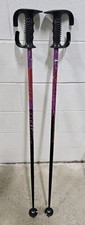 Scott Vtg Black / Purple Downhill Ski Poles Black Pistol Grip Handles 48"
