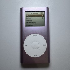 Apple iPod Mini 1 Gen - 4GB - Pink - 1.67" Screen - A1051   Tested  Working