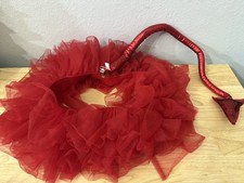 Devil Tail Metallic Red Halloween Costume Pin On Tutu