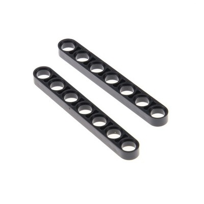 2x Lego Technic Liftarm dünn 1x7 schwarz Star Wars 75313 6271573 58486 32065