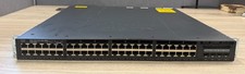 Cisco Catalyst 3650 48 Port Gigabit Switch PoE 4x10G WS-C3650-48PQ with supply