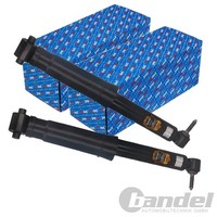 2X Japko Gasdruck StoßDÄMpfer Hinten Links+Rechts Passend FüR Renault Megane