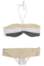 ONDADEMAR METALLIC BIKINI US 10 UK 14