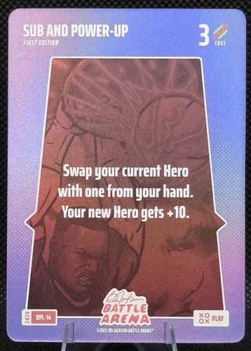 Bo Jackson Battle Arena Griffey Edition - BONUS PLAY - BPL-14 - SUB AND POWER UP