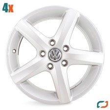 4x Original Alufelgen VW Golf 7 Aspen Felgen 16 Zoll 5G0071496 6x16 ET48