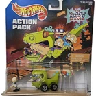 Vintage 1998 Rugrats Movie Reptar Wagon Hot Wheels Action Pack Road Adventure