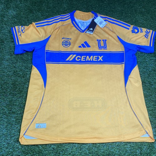 Tigres UANL Adidas Soccer Jersey Mens Xl Slim Fit NWT 2025 Kit Liga MX