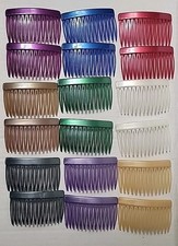 Vintage 3" Side Hair Comb Slip Plastic Lot Of 18