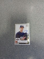 Manny Parra Signed In Person 2007 Topps 52 Brewers Rc A16