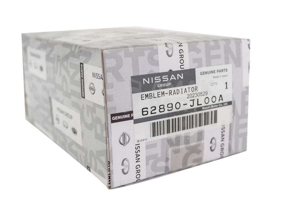 Emblema de rejilla del radiador delantero genuino OEM para INFINITI Coupe G37 Q60 62890-JL00A Foto 2 de 4