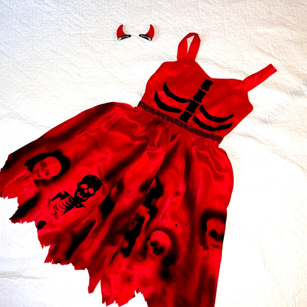 strapless open back dress Bloodlust Devil Costume - Women Halloween Costume