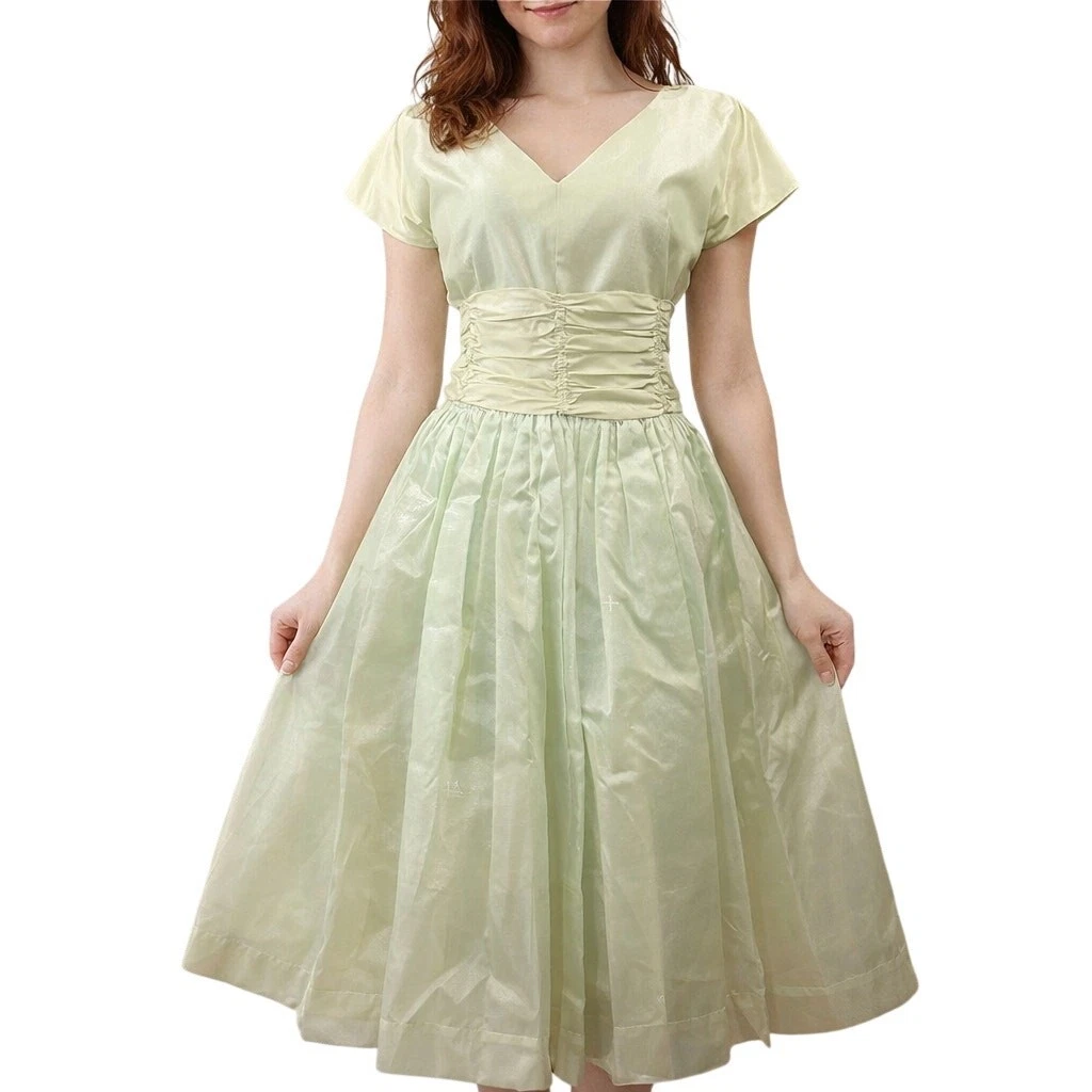 vintage mint green dress products for sale | eBay