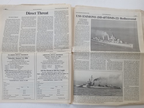 TIN CAN SAILOR Newspaper 2005 Vol 29 No. 4 OPERATION WEDLOCK CHASING RUM RUNNERS - Picture 17 of 24
