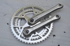 Crankset - CAMPAGNOLO TRIOMPHE - TRIPLE (convertion) - rather unique...