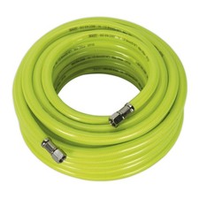 Image of Sealey AHFC15 Air Hose High Visibility 15mtr x Ø8mm with 1/4"BSP Unions
