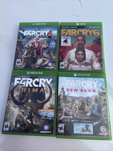 Microsoft Xbox One Far Cry 4 6 Primal New Dawn Bundle Lot Of 4 Games Farcry