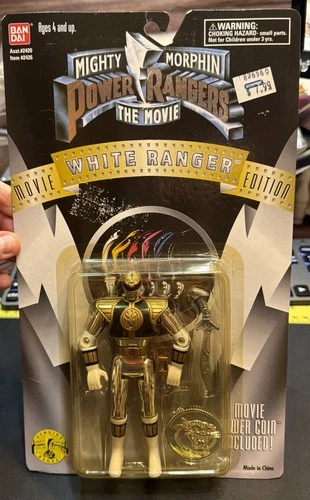 Mighty Morphin Power Rangers Movie Edition: White Ranger; Vintage 1995 NIB
