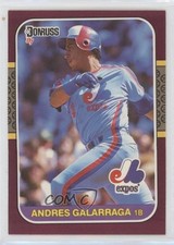 1987 Donruss Opening Day Box Set Andres Galarraga #90 0bz6