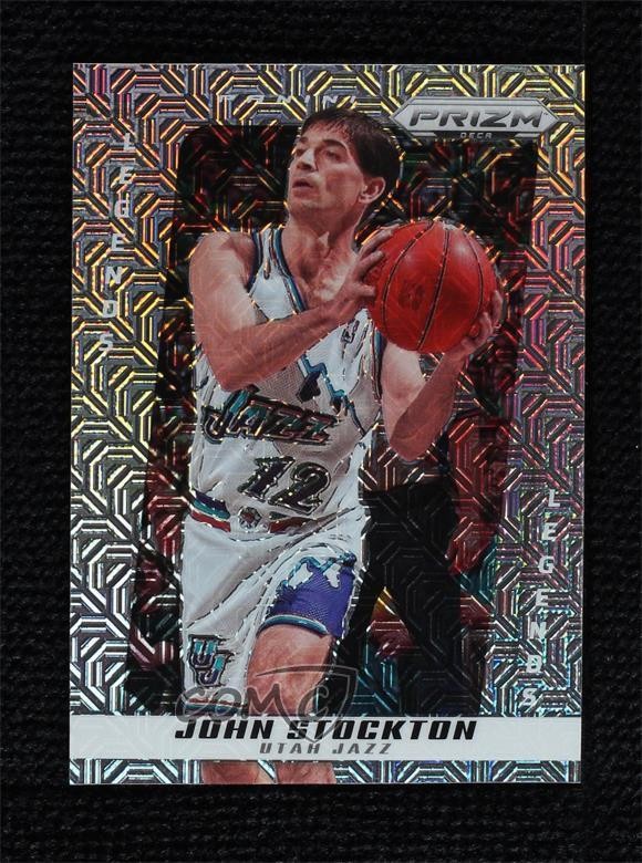 2024-25 Panini Prizm Deca Legends Mojo Prizm 5/25 John Stockton #215 HOF 13qb