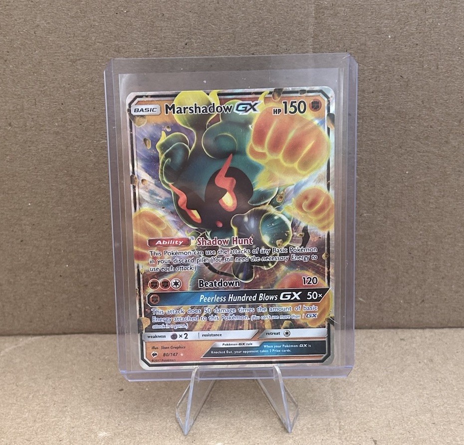 Pokemon TCG Burning Shadows 80/147 - Marshadow GX - Ultra Rare - NM
