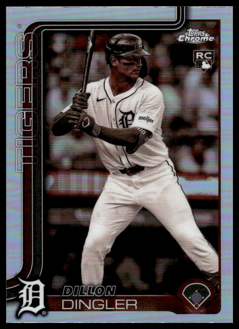 2025 Topps Chrome #274 Dillon Dingler Sepia Refractors