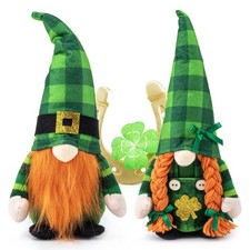 AinDen St Patricks Day Gnomes Decor: Saint Patrick's J+366, Green