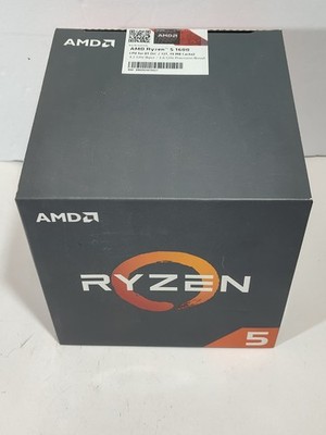 NEW AMD Ryzen 5 1600 6-Core 3.6 GHz Turbo YD1600BBAEBOX Processor