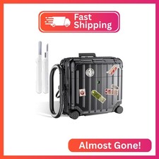 KOREDA Compatible with AirPods 4 Case Cover, Funny Suitcase Design Case for Airp