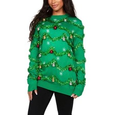 Tipsy Elves Gaudy Garland Ugly Christmas Sweater, Unisex Size 3XL, NWT