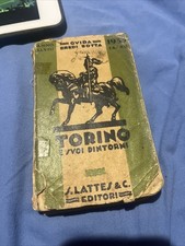 Guida TORINO E DINTORNI 1933 Vintage Anni 30 LATTES   Eredi BOTTA cm 13x8