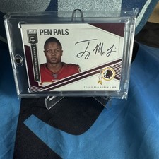 Terry McLaurin 2019 Panini Donruss Elite - Rookie Auto Pen Pals #PP-TM (AU, RC)