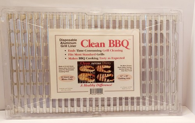 #ad #ad Clean BBQ Disposable Aluminum Grill Liner. Set of 12 Sheets of Grill Topper $35.00