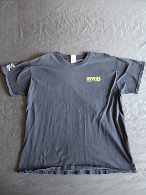 Irwin Tools Shirt Tradesmen Day Navy Blue Skill's USA 6/2011 Nat. Con. Men's XL