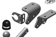 Anhängerkupplung BRINK 537900 für VW AMAROK 2HA 2HB S1B S6B S7A S7B AGD BiTDI