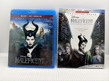 Maleficent And Maleficent- Mistress Of Evil Blu-Ray Disney- Angelina Jolie